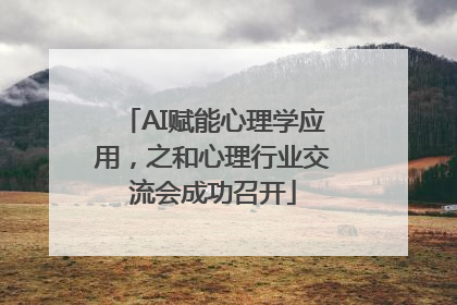 AI赋能心理学应用，之和心理行业交流会成功召开